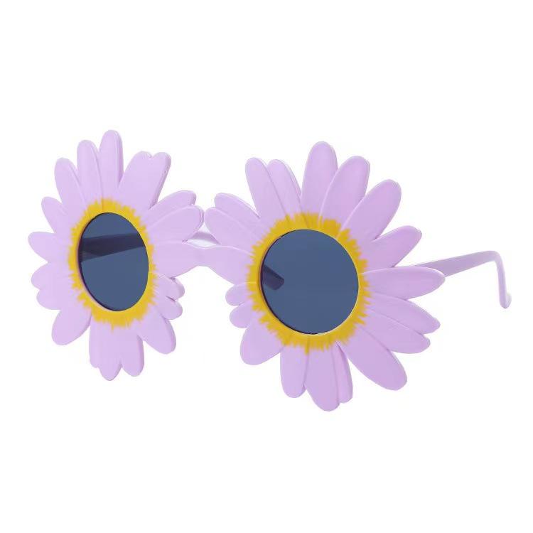 Multi-Color Exaggerated Daisy Sunflower Party Glasses