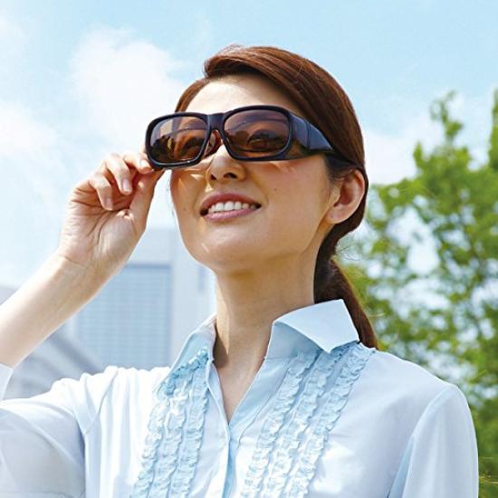 Polarized Brown UV-cut Over-sunglasses,