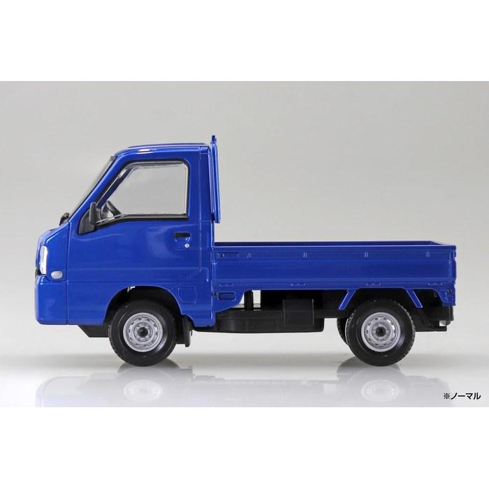 AOSHIMA 1/32 Hakura Snap Kit No.05-WB Subaru Sambar Truck WR Blue Limited Color Pre-Painted Plastic Model