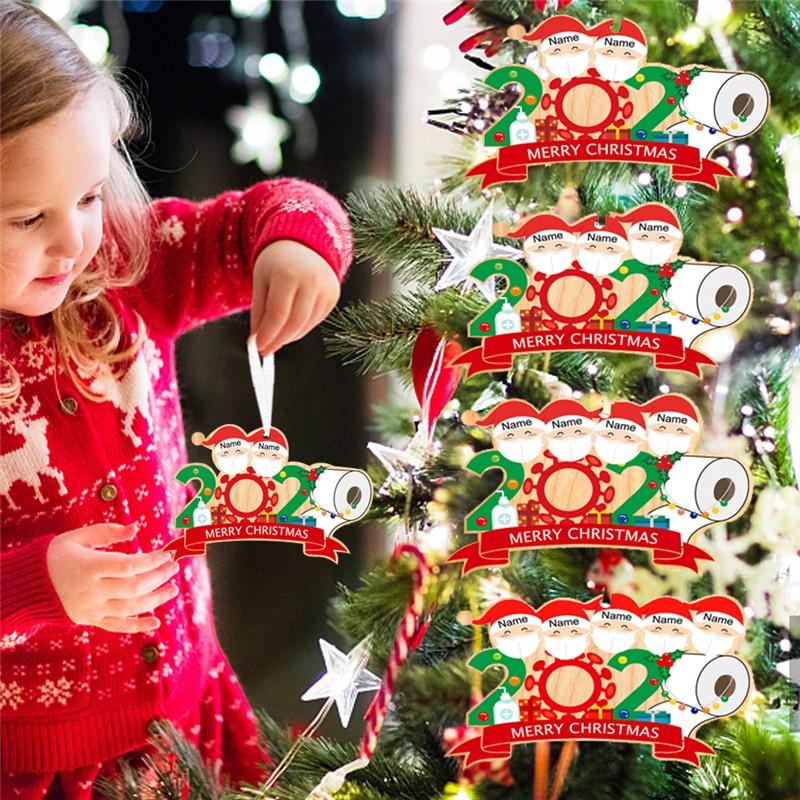 Charming Christmas Tree Hanging Ornament For Family Of 2-5 People In Quarantine