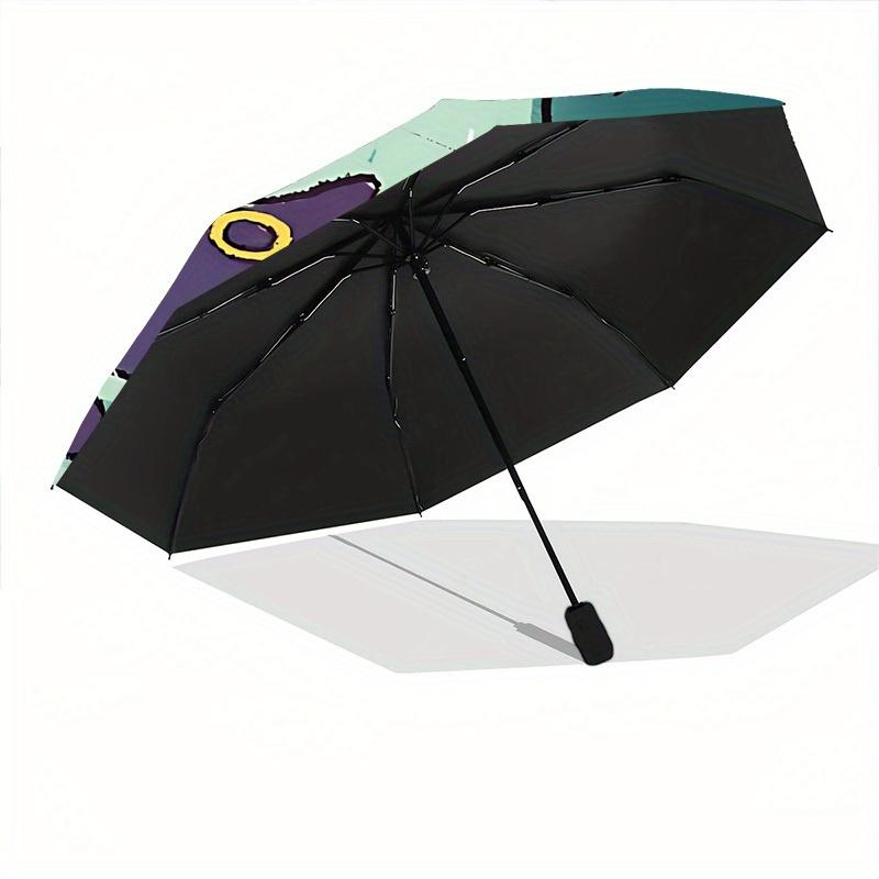 1pc Alien Spaceship Automatic Open/Close Umbrella with One Touch Button,, Windproof Design Lightweight Portable Umbrella for Women & Men6116