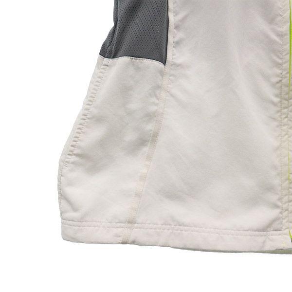 Puma Tréninková mikina s dlouhým rukávem na zip M Bílá x šedá rozcvička Dámská Použitá