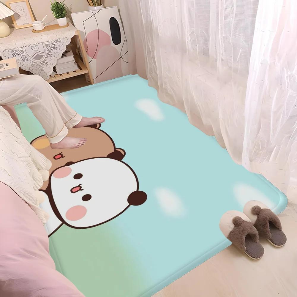 Bubu Dudu Bear Floor Mat Retro Multiple Choice Living Room Kitchen Rug Non-Slip Modern Home Decor