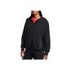 Under Armour Unstoppable Solid Color Loose Fit Hoodie Jacket Women Jackets Black 1386477-001
