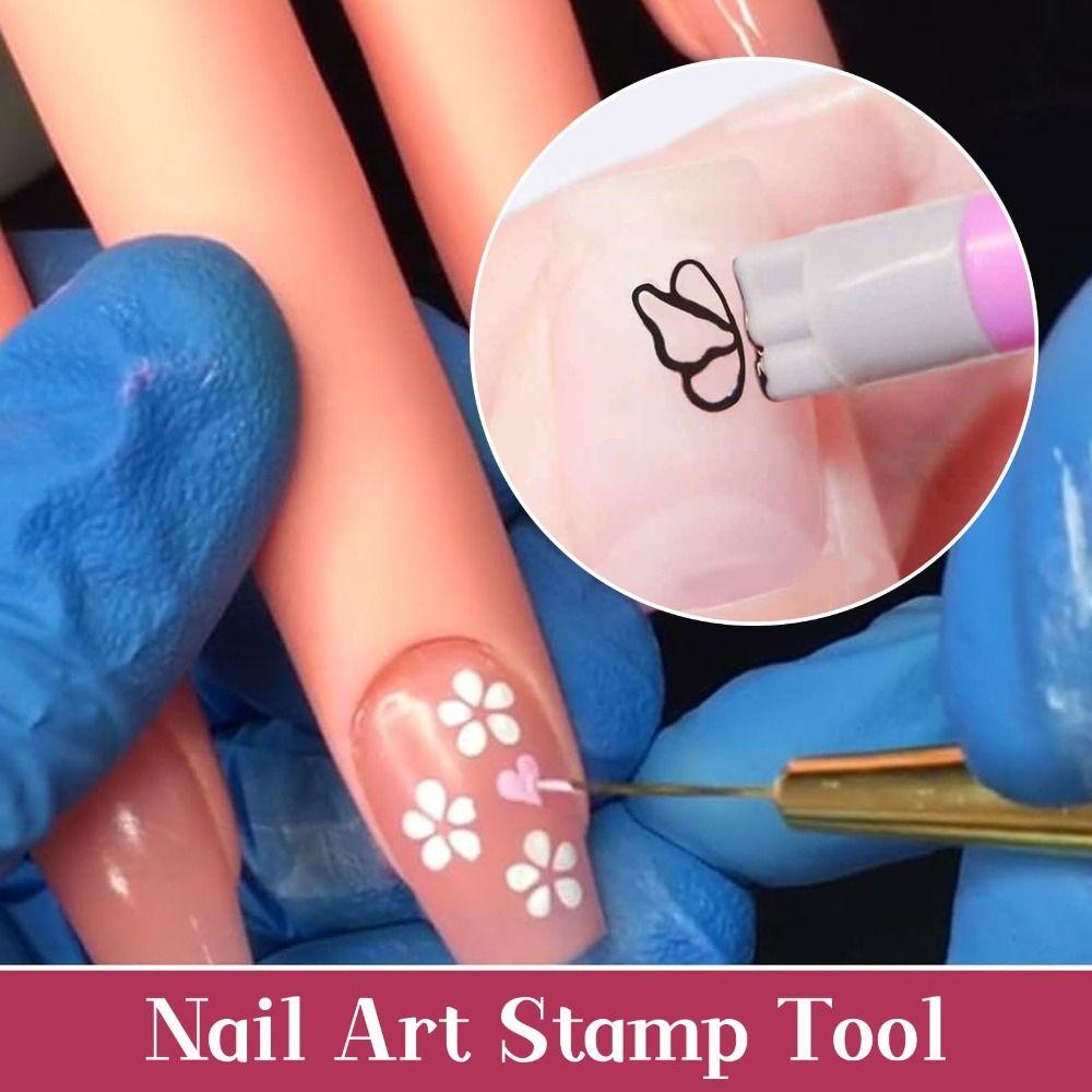 15/20/30pcs Nail Art Dotting Brush Nail Art Stamp Pen Set Flower Painting Drawing DIY Nail Art Pen