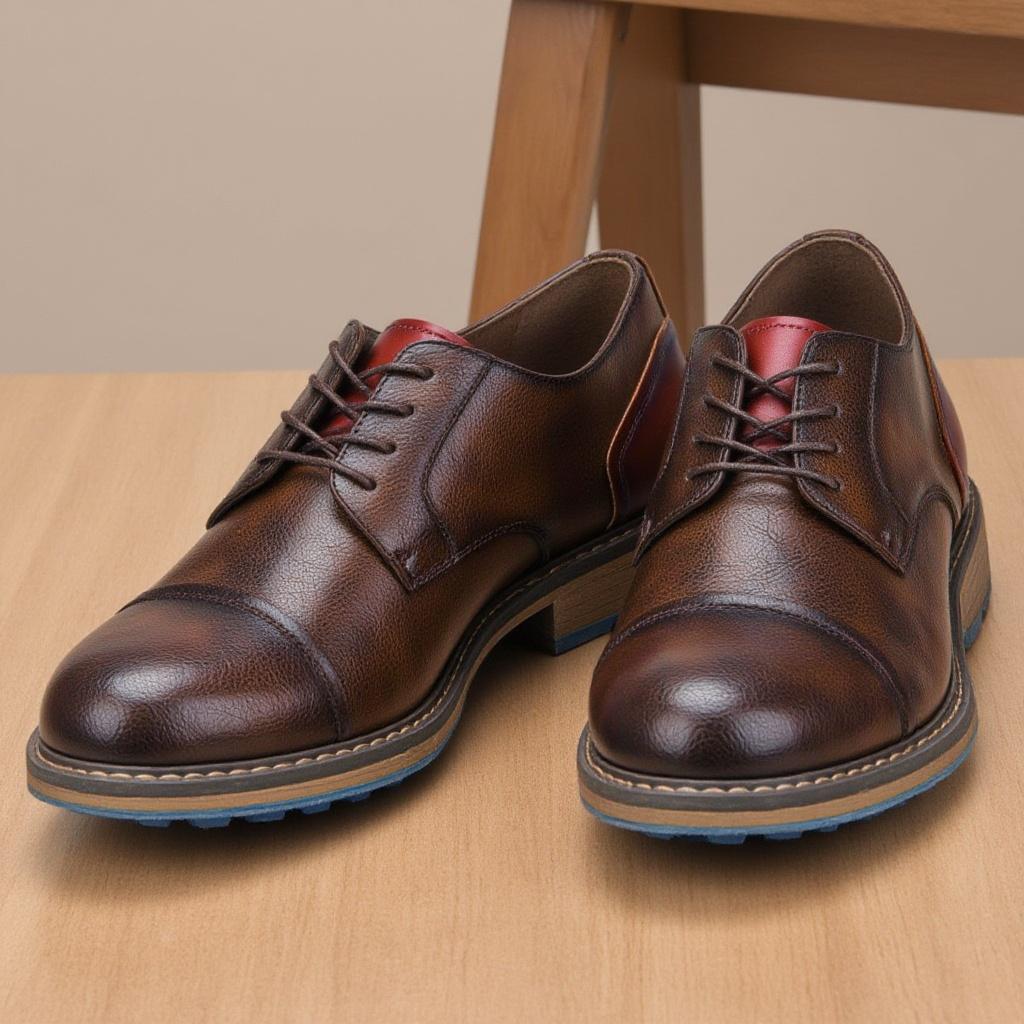 Men Shoes Fashion Comfortable 2026 Brand Men Derby Shoes
