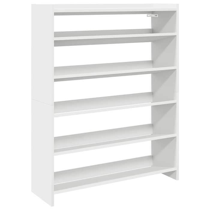 VidaXL Shoe Rack White 80x25x100 Cm Engineered Wood, Shoe Storage, Storage Cabinet of 859896