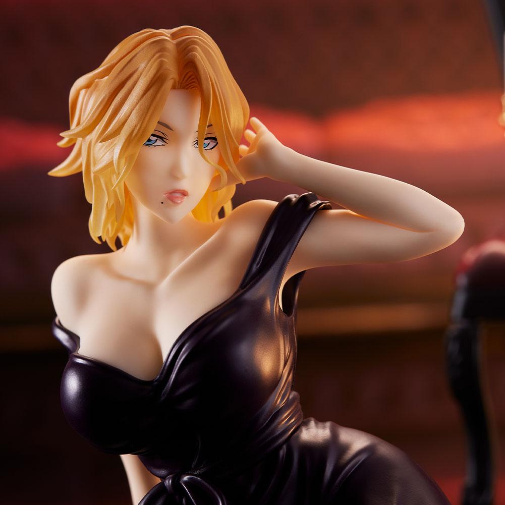 Anime figure Inoue Orihime night dress sitting action figure Matsumoto Rangiku figure pvc Model Toy Adult Collection Statue Gift