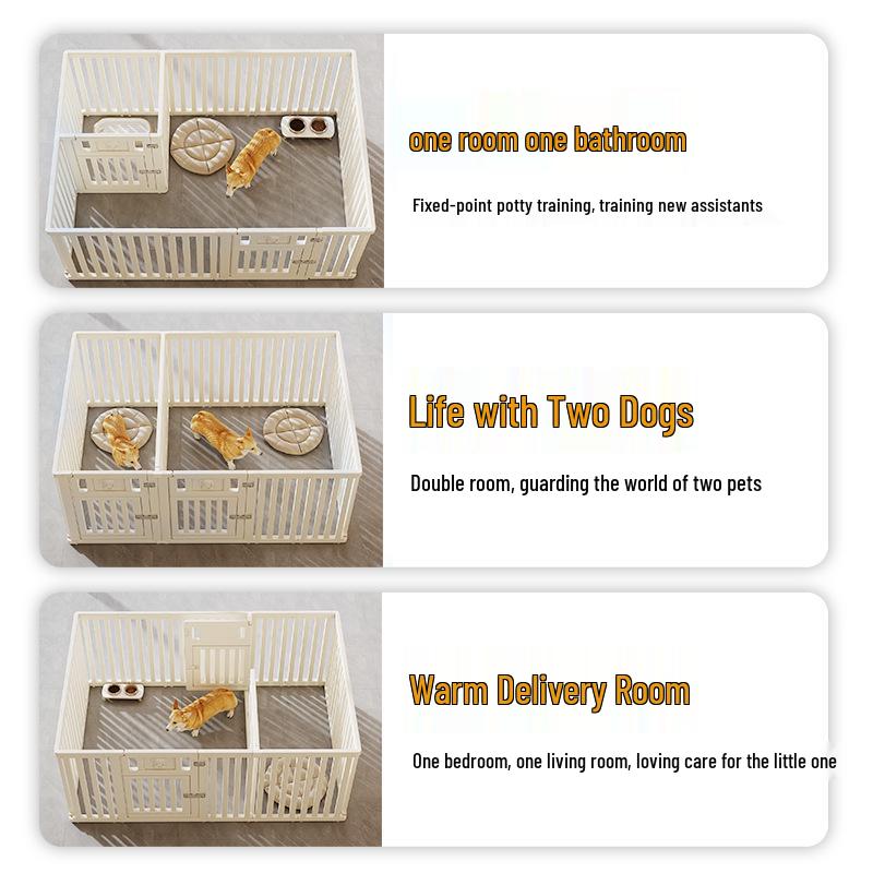 Little Tiger Tagor Minimalist Indoor Pet Fence: 75CM Isolation Barrier for Medium and Small Dogs