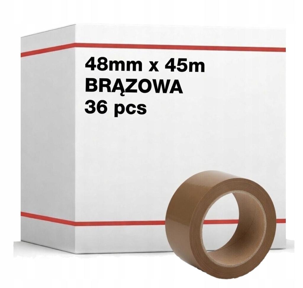 Rafael Packing Tape 48mm PP Brown 45m Acrylic 1pc for Cartons Packing