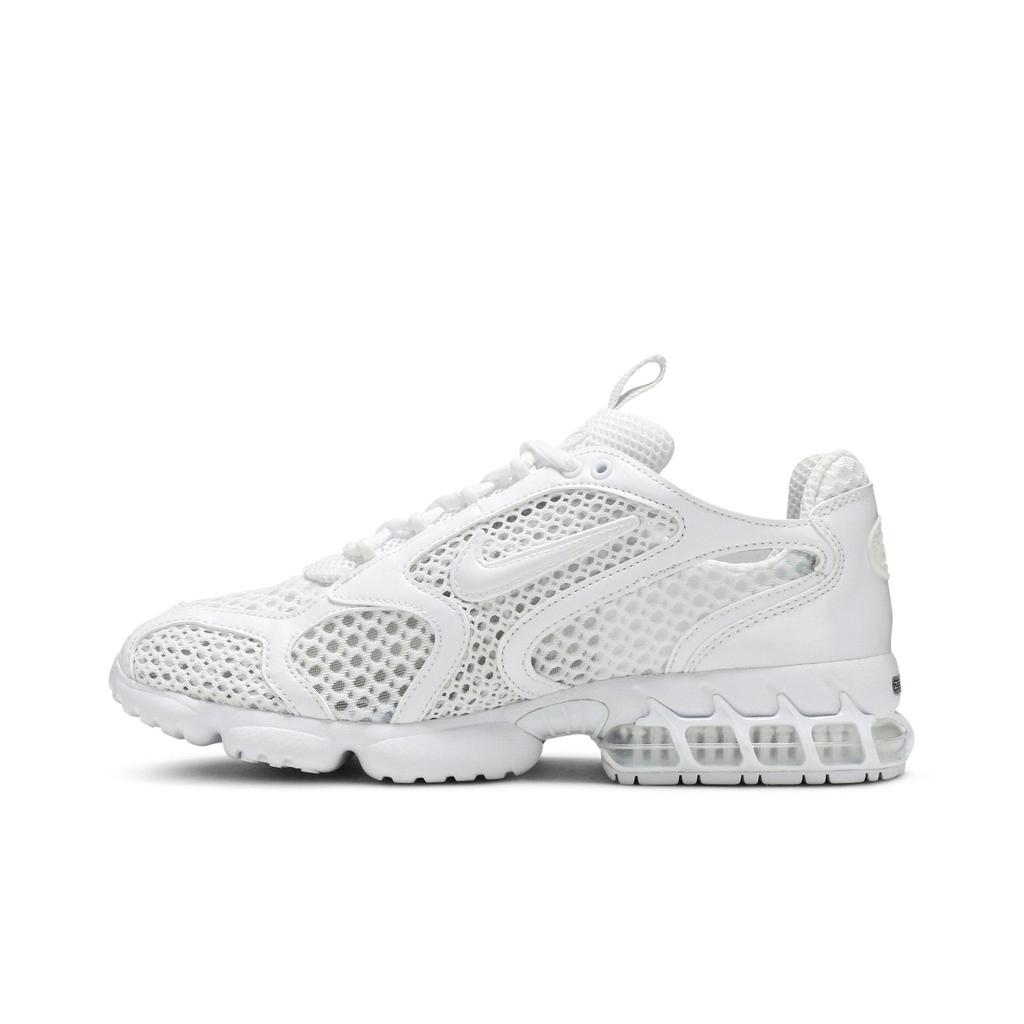 Nike Air Zoom Spiridon Cage 2 'Triple White' (Unisex) Hvide / Sorte / Hvide Afslappede Sko CJ1288 100