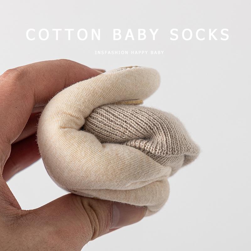 Warm Velvet Infant Pre-Walking Non-Slip Socks for Autumn/Winter