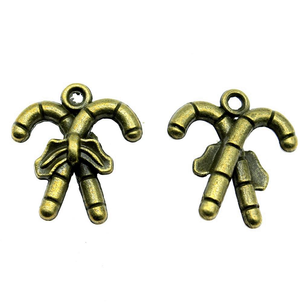 Acorn Charms Christmas Tree Pendants For Forest Nature Themed Jewelry