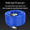 High-Pressure PU Air Hose with Quick Connect - 5*8/10*6.5/12*8, Pneumatic Air Compressor and Pump Compatible