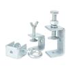 1Pcs Multiple Head Shapes U Clamp Galvanized Carbon Steel Clamping Device Durable C-Type Clip