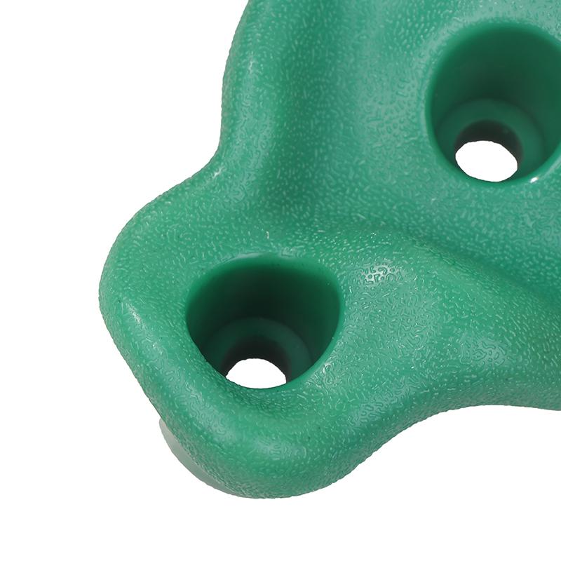 5Pcs Double Hole Plastic Rock Climbing Holds Toys For Boys Games Child Wood Wall Climbing Stones Random Color Outdoor Sports Toy