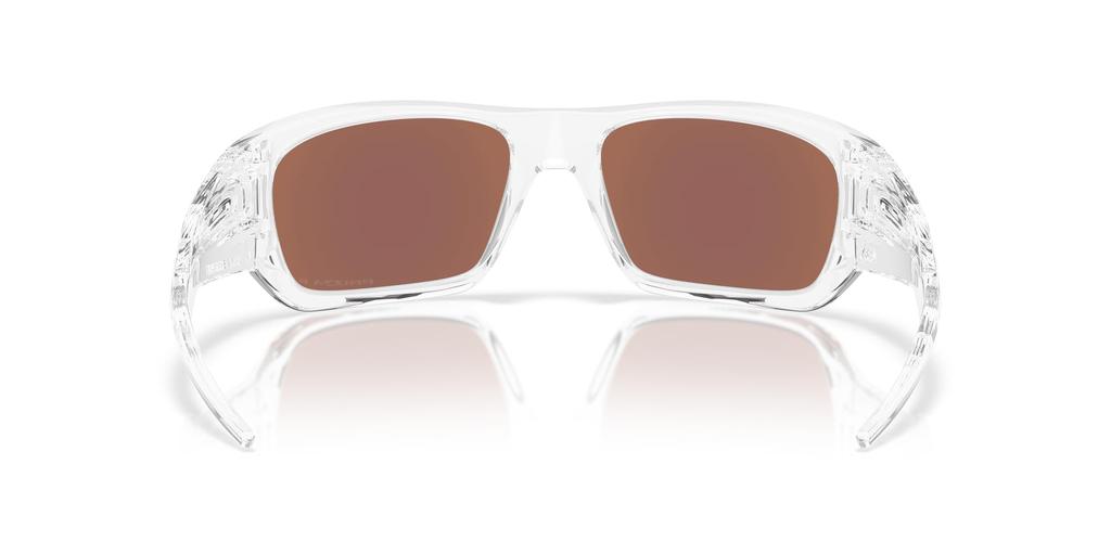 Oakley Sunglasses Frame Color Polished Lens Prizm Deep Water Polar 60mm Men's 0OO9486, (Front) Clear, Color