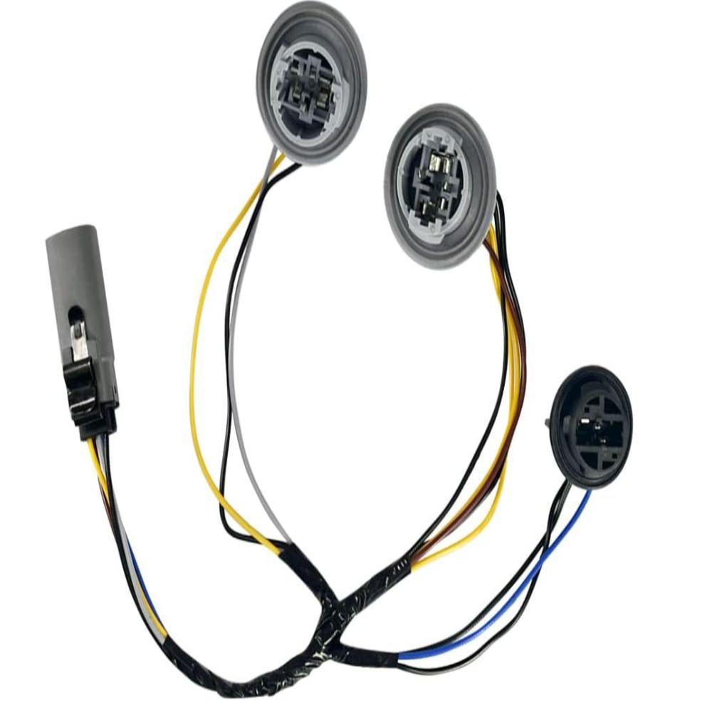 

Резиновый задний фонарь, металлический и жгут проводов, патрон заднего фонаря для Ford Pickup F150 2018-2020 годов.