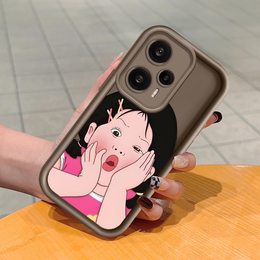 Soft Silicone Square Ladder Printing Pattern Phone Casing Full Cover Camera Shockproof Protection Rubber Case for Xiaomi Redmi
