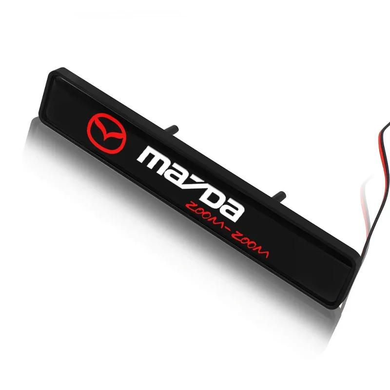 

Для автомобиля Mazda Светодиодный передний значок-эмблема на решетку капота Декоративная подсветка для Mazda 3 CX3 CX4 CX5 CX7 CX8 CX9 CX30 RX7 Atenza Axela Acce