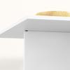 Foldable Dining Table for 2-4 People, Folding Kitchen Table with Storage, Extendable Table on Wheels, White