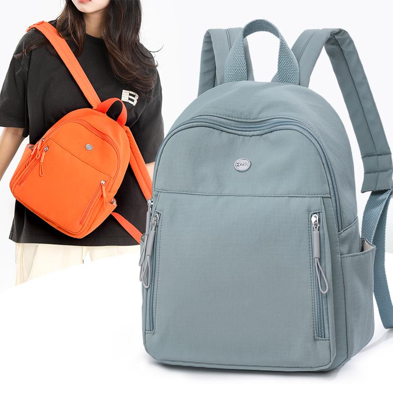 Fashi Women's Waterproof Nyl Backpack Large Capacity Travel Bag Lightweight Casual Daypack for Work College Outdoor Hiking