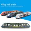 Alloy Train Kids Train Models Toys High Speed Rail Toy Train Educational Boys Train Diecast Toy L6W2