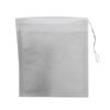 100pcs Disposable Drawstring Empty Tea Bags - Food Grade Non-Woven Fabric Paper Coffee Filters & Teaware for Loose Tea Brewing