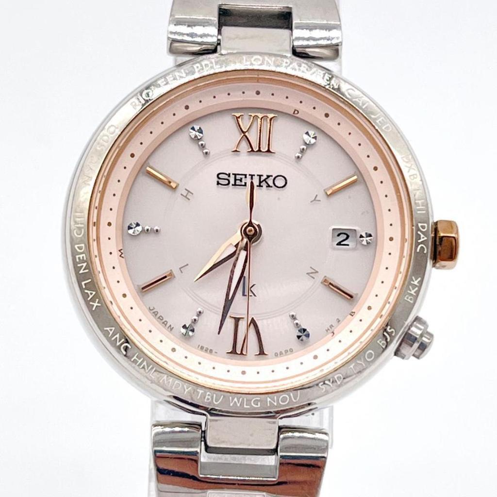 [USED] SEIKO Lucia Radio-Controlled Solar Watch, Working, SSQV014 1B25-0AJ0