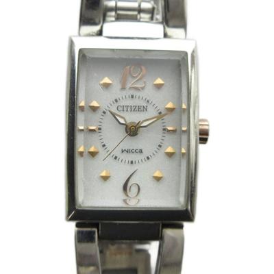 WICCA Quartz GY11 Watch, Square, Silver, / MQ, Women's
