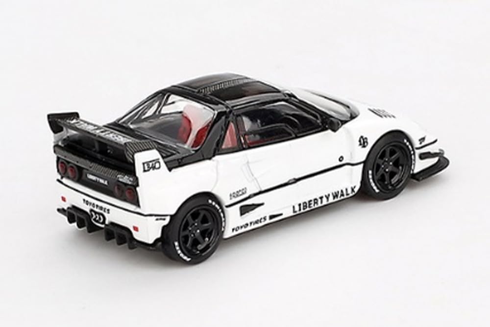 MINI GT Scale Mazda Liberty Walk LB40 Tokyo Auto Salon 2024 White Finished Product 1/64 AZ-1 (Right-Hand Drive) MGT00953-BL