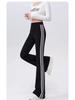 Women's 2025 Spring High-Waist Slimming Bodycon Flare Sweatpants