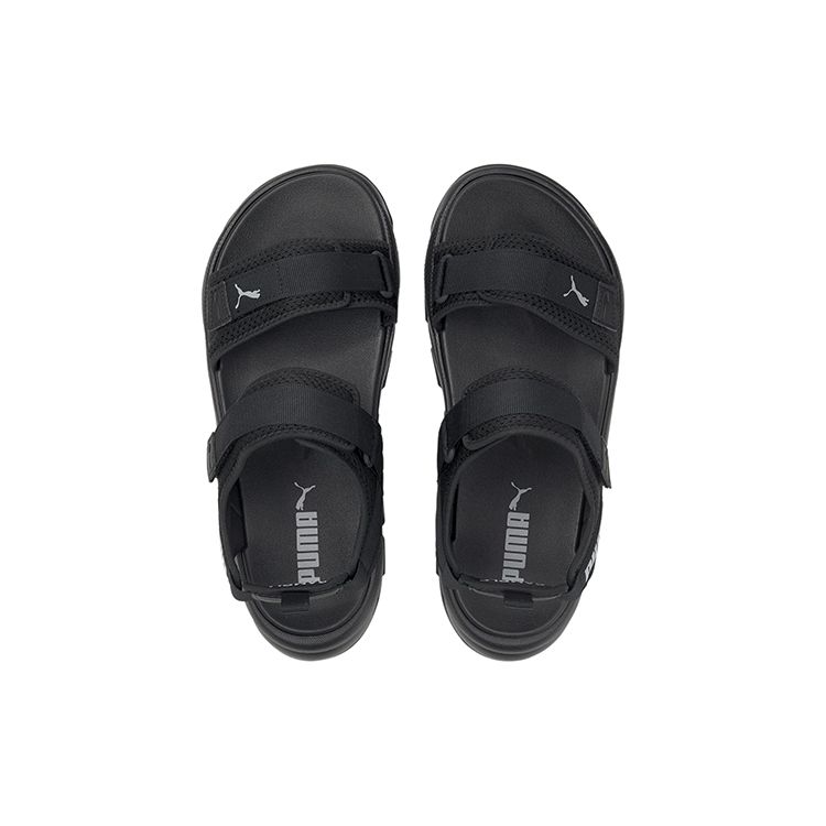 PUMA RS-Sandal Unisex Black High Rise Open Toe Lifestyle Sandals 374862-02