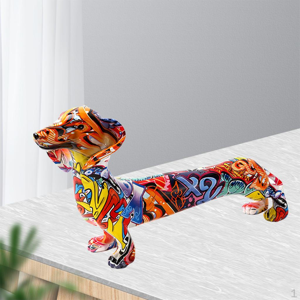 Hundefigur Dackel Dekorative Statue