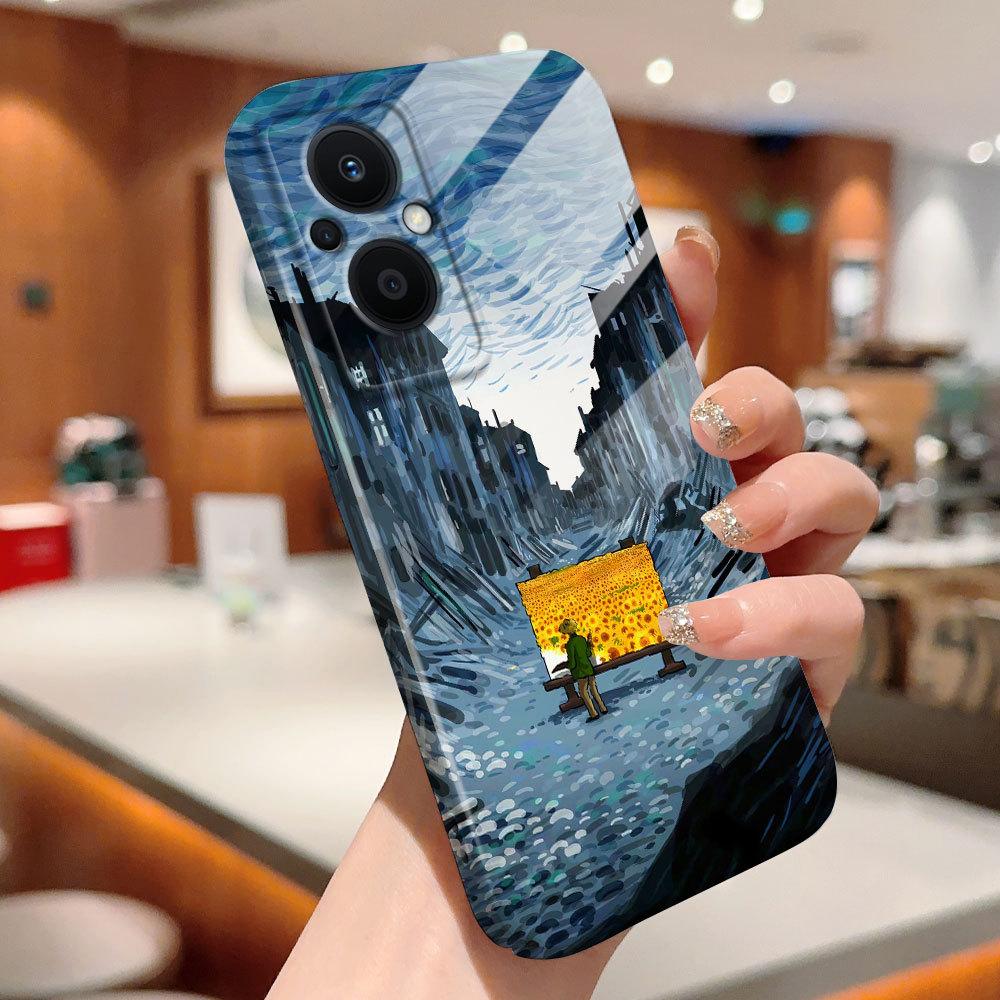 All-inclusive Film Phone Case Cartoon Fashion Design Hard Shell Full Cover Camera Protection Case for OPPO A60 A96 Reno12 Realme C53 C75