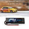 Zeee 2S LiPo 4000mAh 7.4V 50C with TAMIYA Plug, High Capacity, for RC Cars, Trucks, and More (2-Pack)