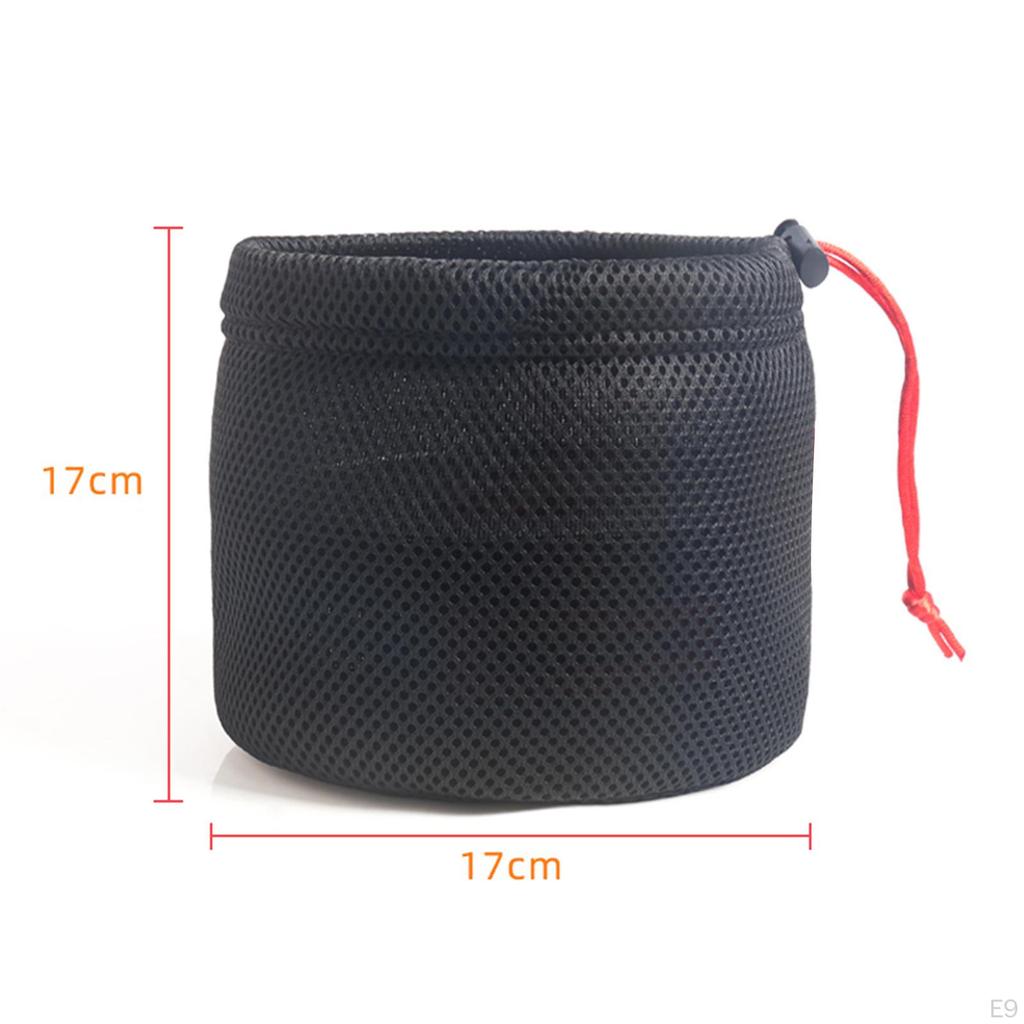 Geantă de camping Organizator pentru tacâmuri, anti-coliziune, cu șnur negru, pentru grătar pe plajă