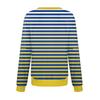Ladies' Casual Loose Tunic Tops Crewneck Knitted Ribbed Shirts Printing Long Sleeve  Pullover Top