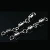 10PCS Гнучке обертання для риболовлі Rolling Swivel 8-Shape Rolling Rolling Connector Flying Fishing