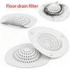 1pc White Silicone Shower Drain Hair Catcher - Anti-Clog, Lightweight, Efficient Water Flow for Bathroom Use 5.0 1 Rev