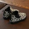 Children Kids Baby Girls Boys Leopard Winter Warm Short Boots Casual Shoes