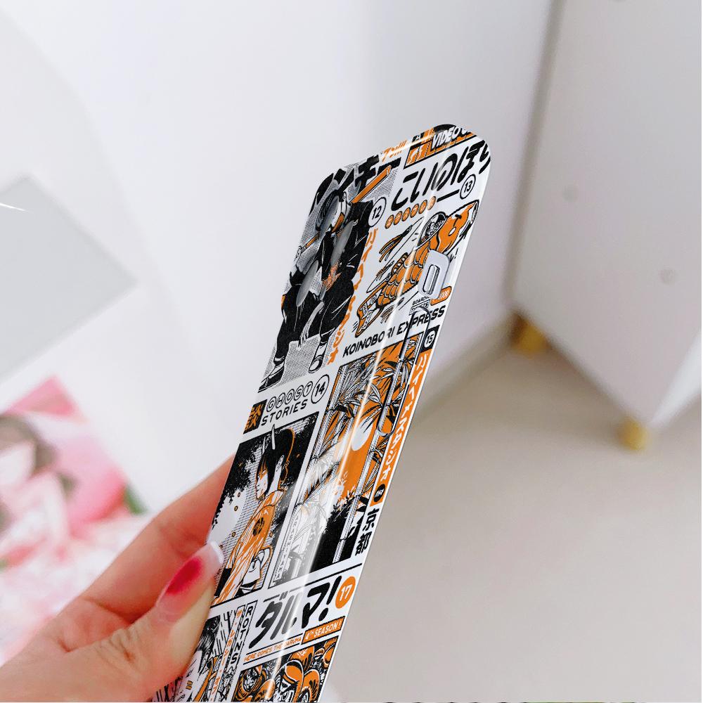 All-inclusive Film Phone Case Cartoon Fashion Design Hard Shell Full Cover Camera Protection Case for iPhone Huawei Honor Vivo Google