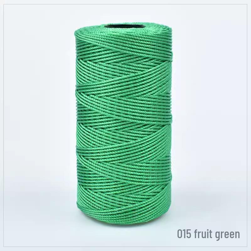 Chunky Wool & Ice Silk 3-Ply Yarn for DIY Crochet: Hand-Knitted Bag, Summer Hat, Shoes, and Seat Cushion