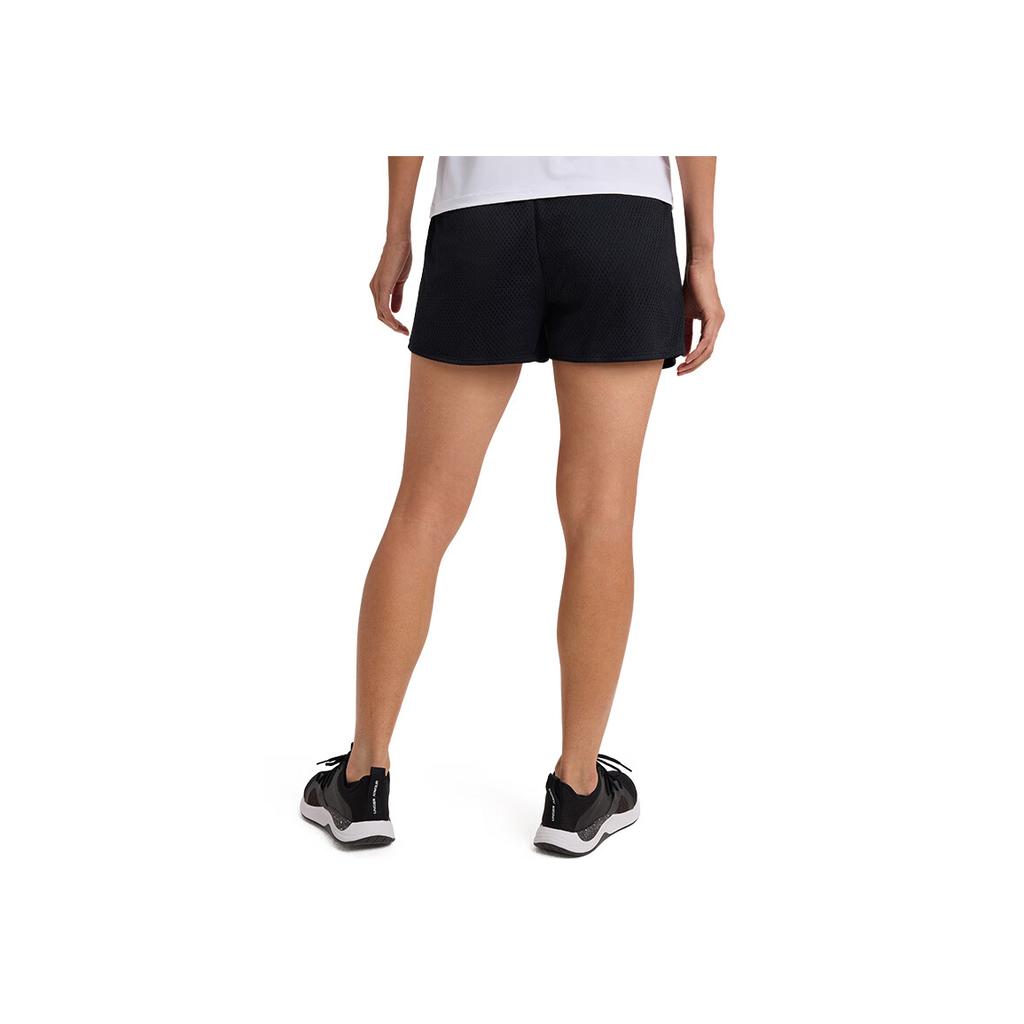 Under Armour Play Up Tech Logo Breathable Training Shorts Women shorts Black 1390382-001