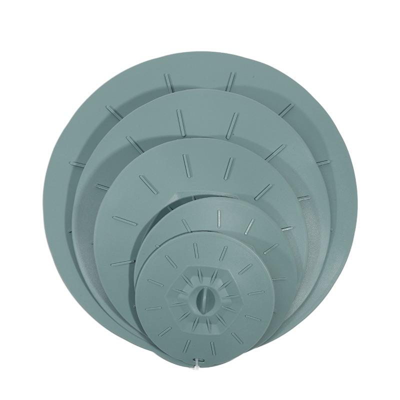 5PCS Silicone Preservation Cover Anti Overflow Leak Proof High Temperature Resistant Easy Clean Sealing Lid