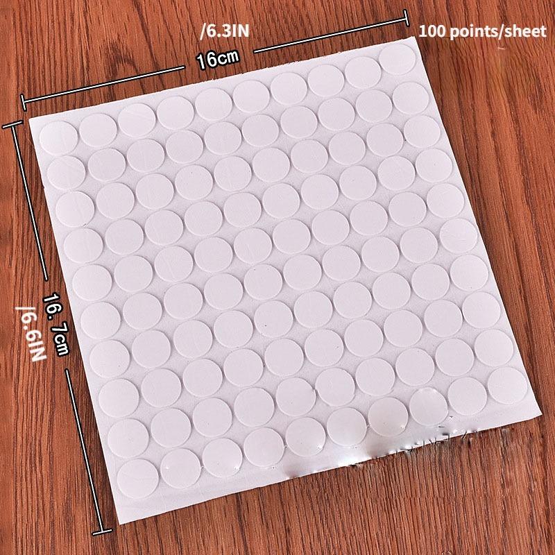 100 Ballon-Zubehör Klebepunkte Befestigen Ballons an Decke oder Wandaufklebern Geburtstagsfeier Hochzeitsdekorationen Partyzubehör