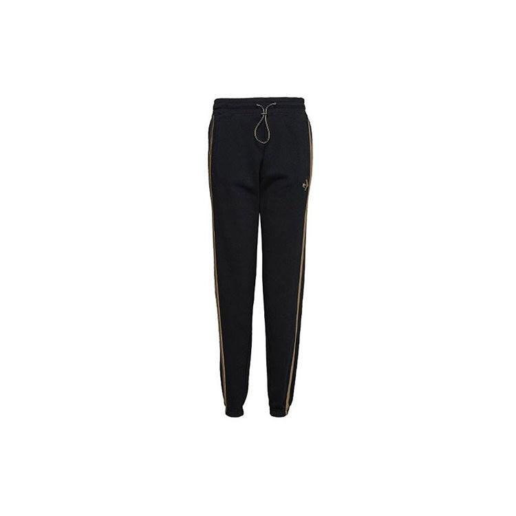 (WMNS) Converse Colourblock Shine Pants Asia Sizing Black Women s 10017036-A01 S