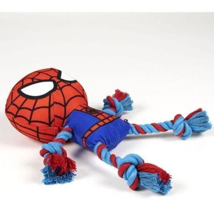For Fan Pets Corde à dents pour Chien Spiderman | 22x8x36 cm