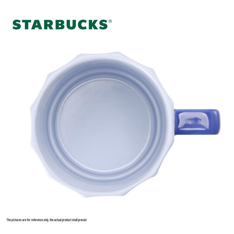 Starbucks Blue Geometric Ceramic Mug