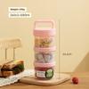 Portable Fruit Oatmeal Breakfast Cup With Spoon For Students And Office Use